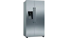 Neff N70 KA3923IE0G Frost Free Freestanding American Fridge Freezer Stainless Steel