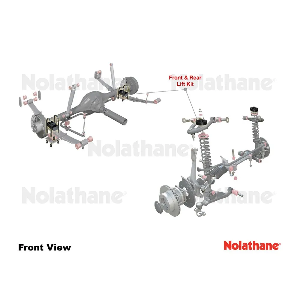 Nolathane Front and Rear Lift Kit - 47821