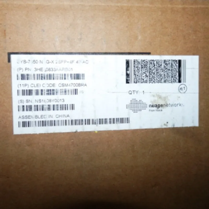 Nuage 7850 NSG-X 2SFP  4F 4T AC 3HE10833AA Networks Services Gateway-X