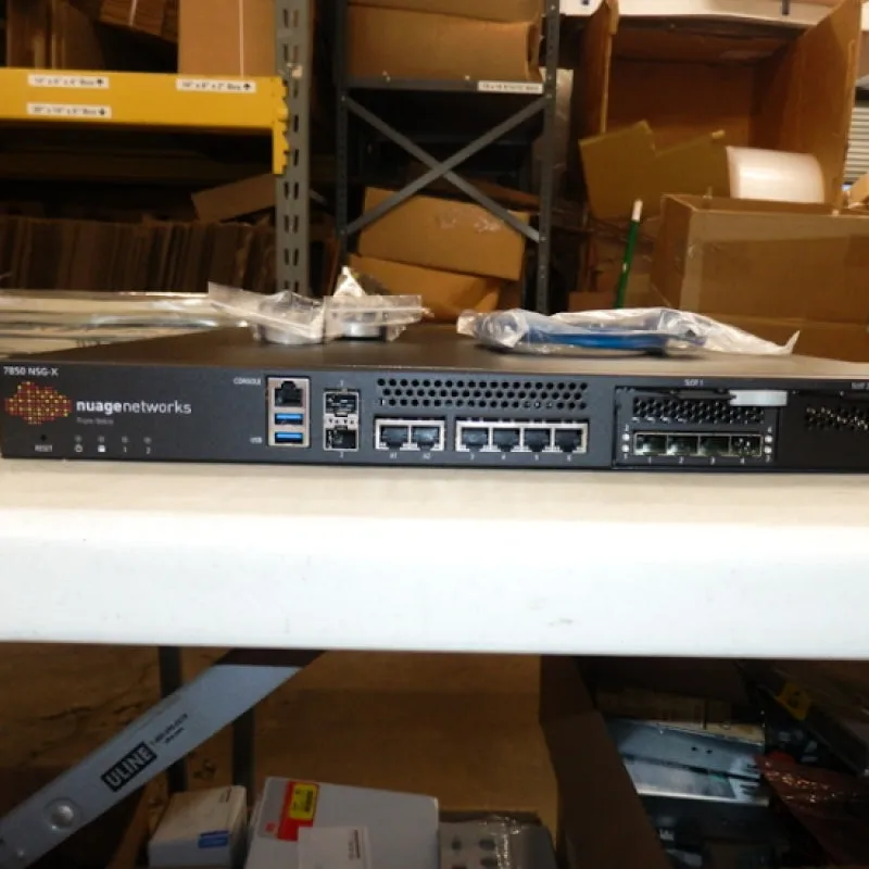 Nuage 7850 NSG-X 2SFP  4F 4T AC 3HE10833AA Networks Services Gateway-X