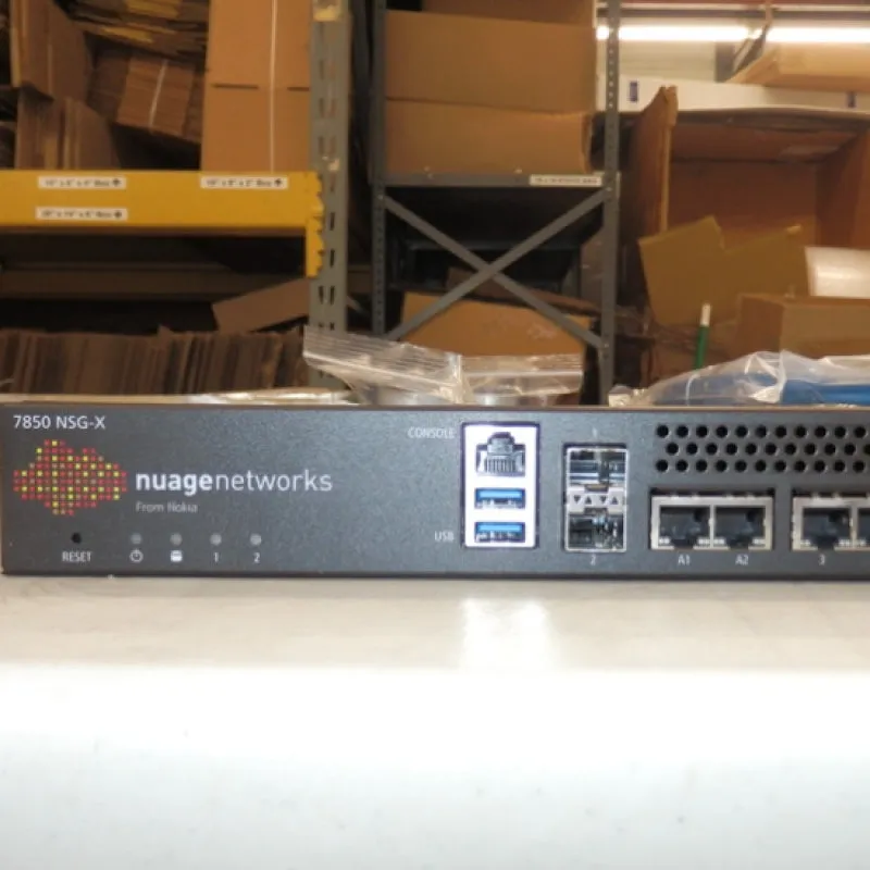 Nuage 7850 NSG-X 2SFP  4F 4T AC 3HE10833AA Networks Services Gateway-X