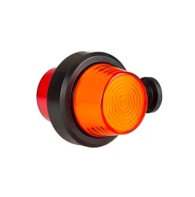 Old School Short Marker Light / Amber & Red Lens