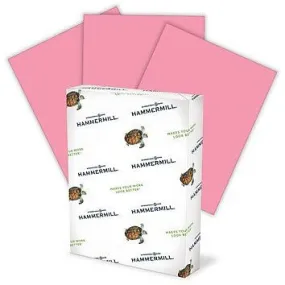 (Open Ream) Hammermill Fore MP Colors Multipurpose Paper, 20 lbs., 8.5" x 11", Cherry (Case or Ream)
