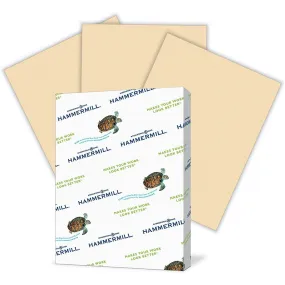 (Open Ream) Hammermill Fore MP Colors Multipurpose Paper, 20 lbs., 8.5" x 11", Tan (Case or Ream)