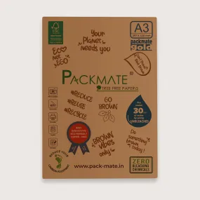 Packmate Gold Copier - A3, 1 Ream, 500 Sheet |  Made From 100% Recycled Paper
