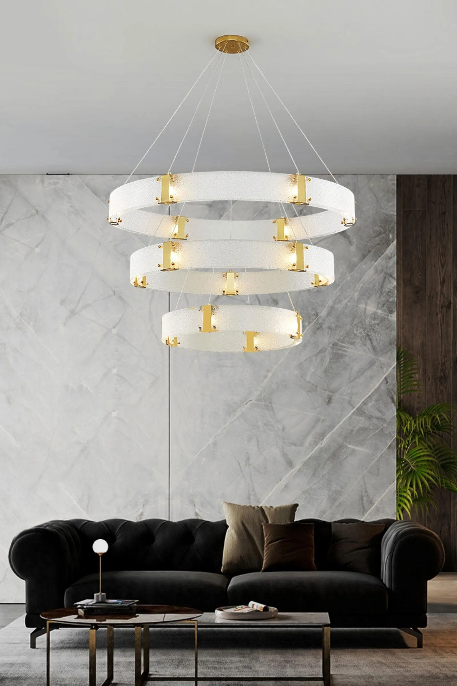Parallel Ring Chandelier