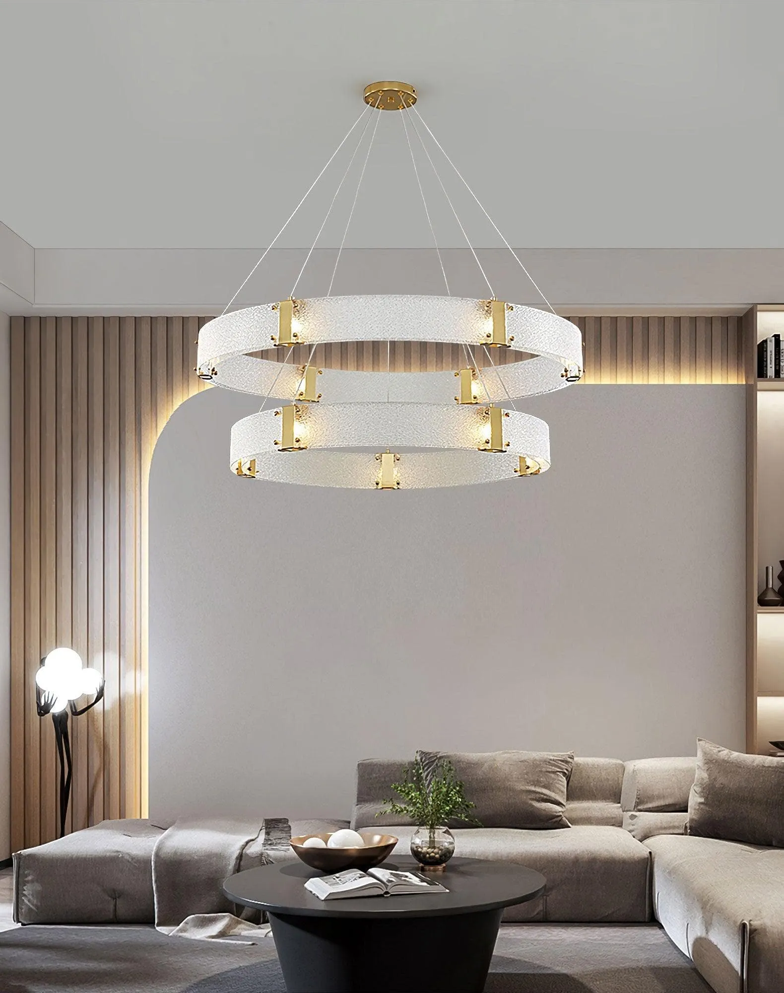 Parallel Ring Chandelier