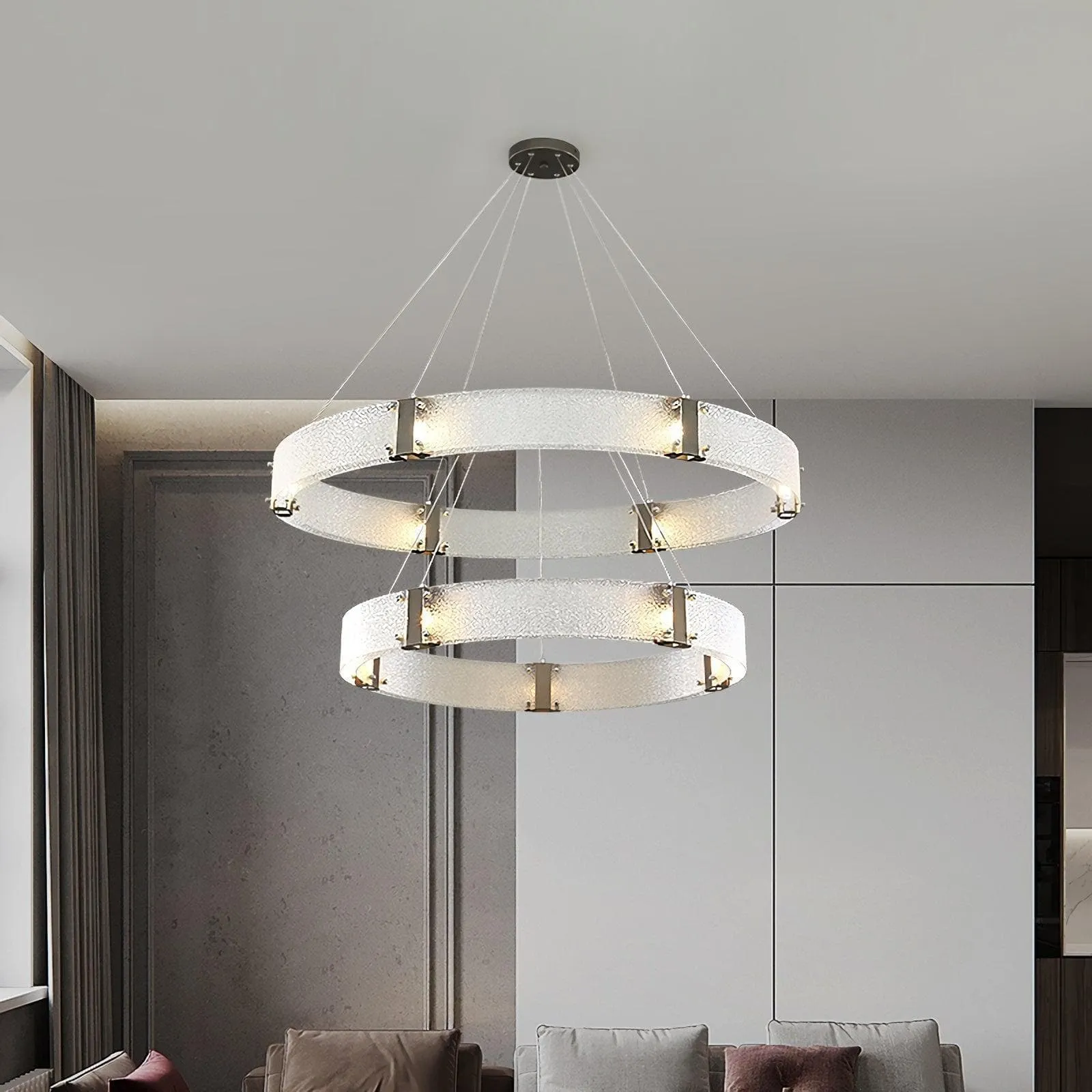 Parallel Ring Chandelier