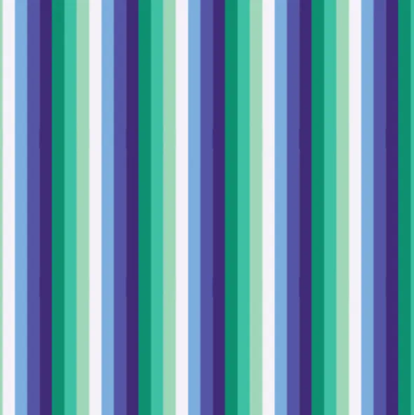 Patterned Heat Transfer Vinyl - Blue Stripes
