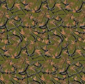 Patterned Heat Transfer Vinyl - Branches & Leaves