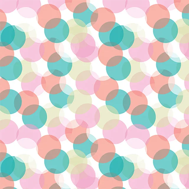 Patterned Heat Transfer Vinyl - Bubbles Spring