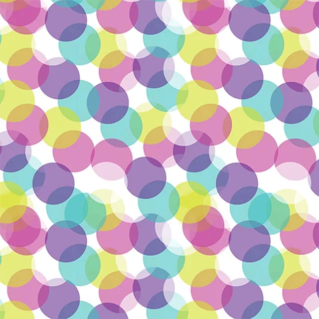 Patterned Heat Transfer Vinyl - Bubbles Summer