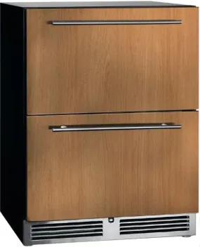 Perlick 24 inch C Series Counter Depth Drawer Refrigerator HC24RB-4-6