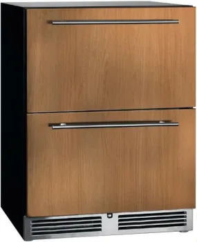 Perlick 24 inch Series Counter Depth Refrigerator Drawer HA24RB-4-6