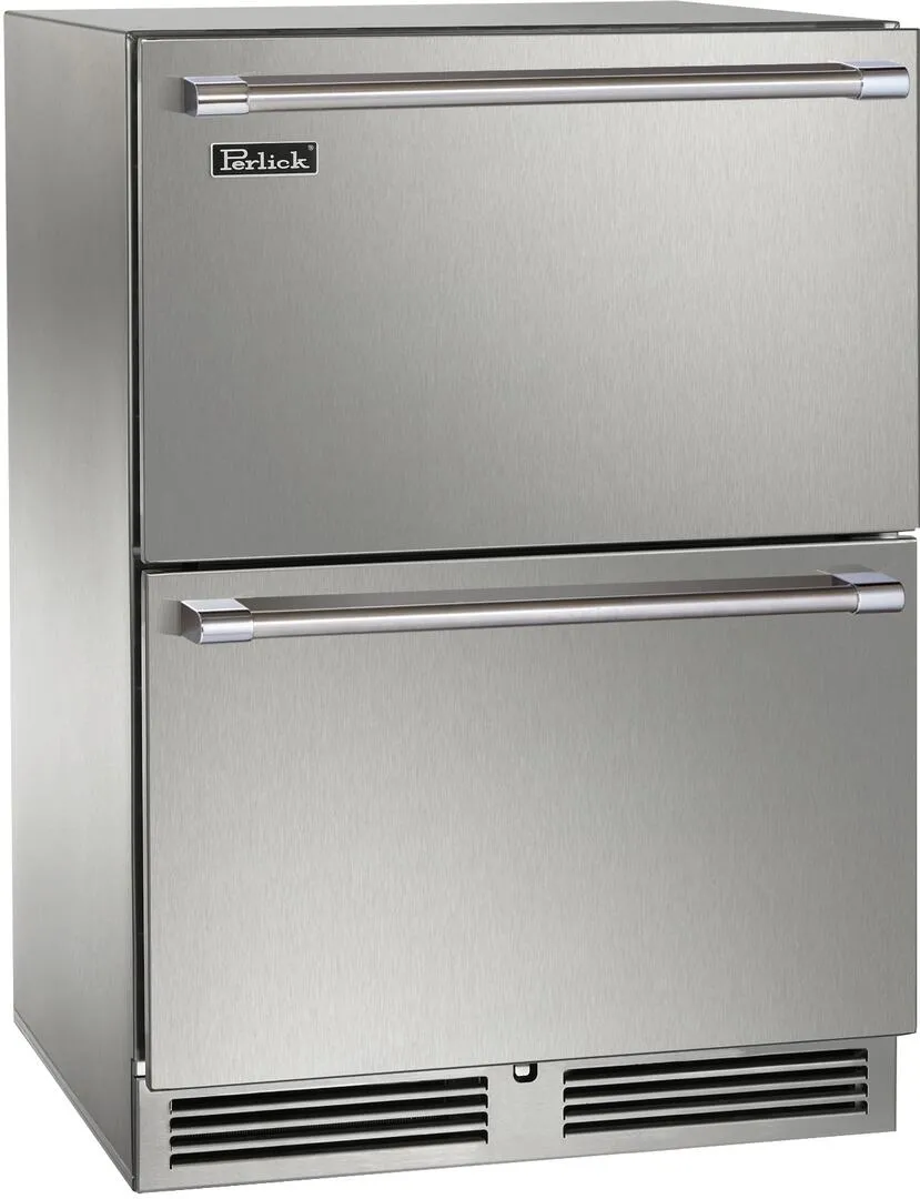 Perlick 24 inch Signature Series 5.2 cu ft Drawer Freezer HP24FS-4-5