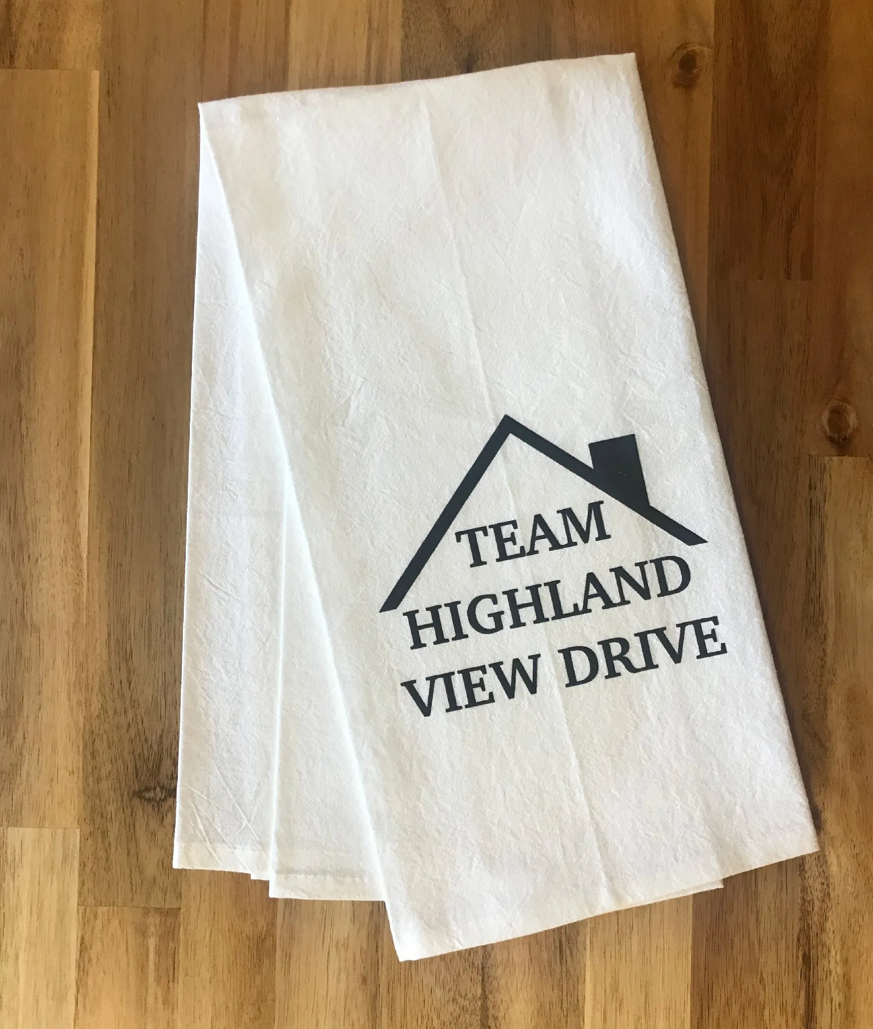 Personalized Flour Sack Tea Towels with Photo
