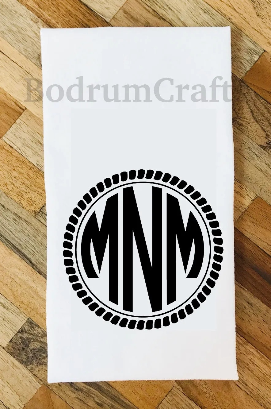 Personalized Flour Sack Tea Towels with Photo