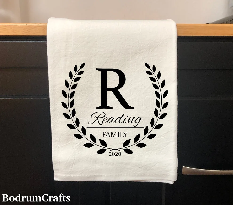 Personalized Flour Sack Tea Towels with Photo