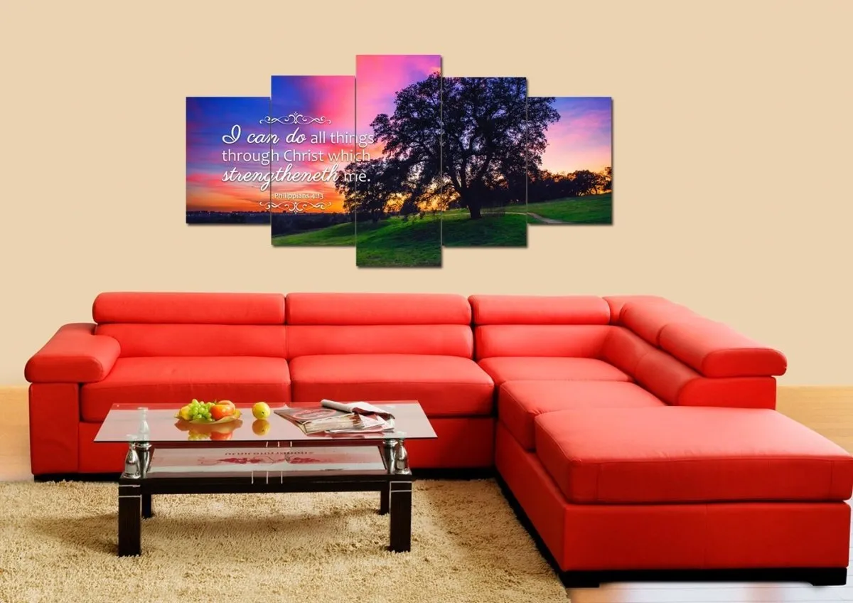 Philippians 413 Kjv #2 Bible Verse Canvas Wall Art - Christian Canvas Wall Art