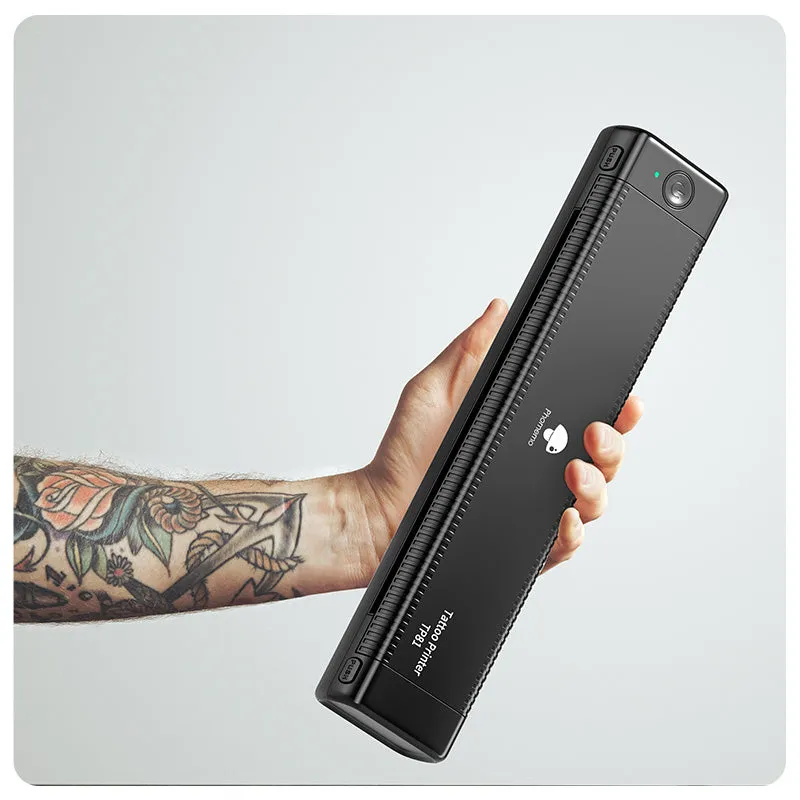 Phomemo New Tattoo Printer TP81, Tattoo Stencils Printer with 10 Tattoo Stencil Papers, Wireless Bluetooth Thermal Tattoo Printer Transfer Machine Compatible with Smart phone iPad & PC, Tablet, Gray