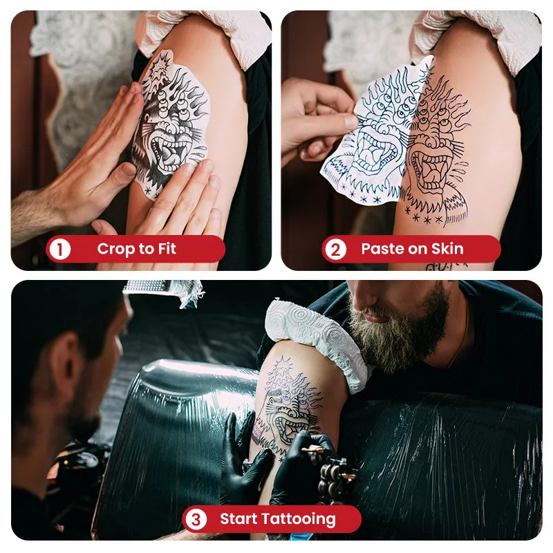 Phomemo New Tattoo Printer TP81, Tattoo Stencils Printer with 10 Tattoo Stencil Papers, Wireless Bluetooth Thermal Tattoo Printer Transfer Machine Compatible with Smart phone iPad & PC, Tablet, Gray