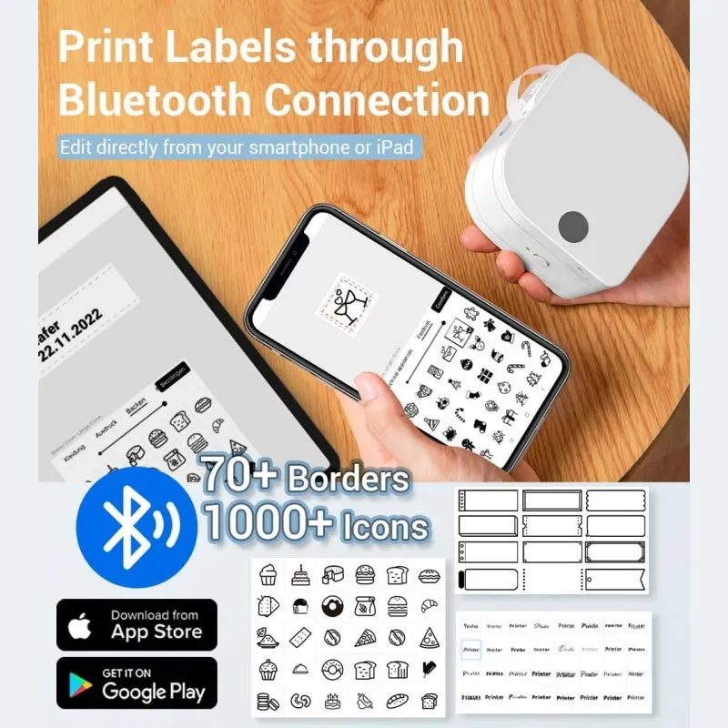 Phomemo P12 Portable Bluetooth Home Label Maker