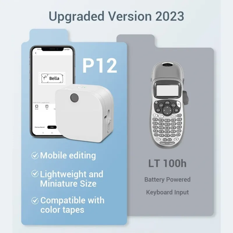 Phomemo P12 Portable Bluetooth Home Label Maker