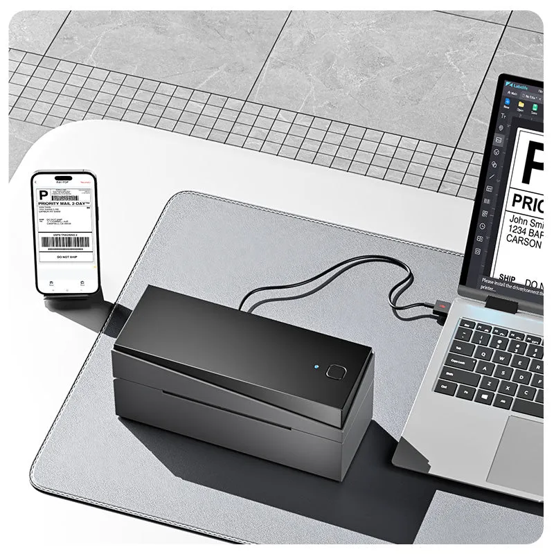 Phomemo PM249-BTZ Bluetooth Direct Connect Shipping Label Printer