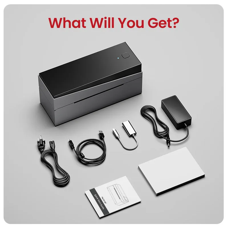 Phomemo PM249-BTZ Bluetooth Direct Connect Shipping Label Printer
