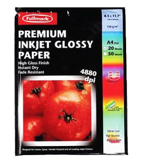 Photoglossy Paper A4 Fullmark 210gsm