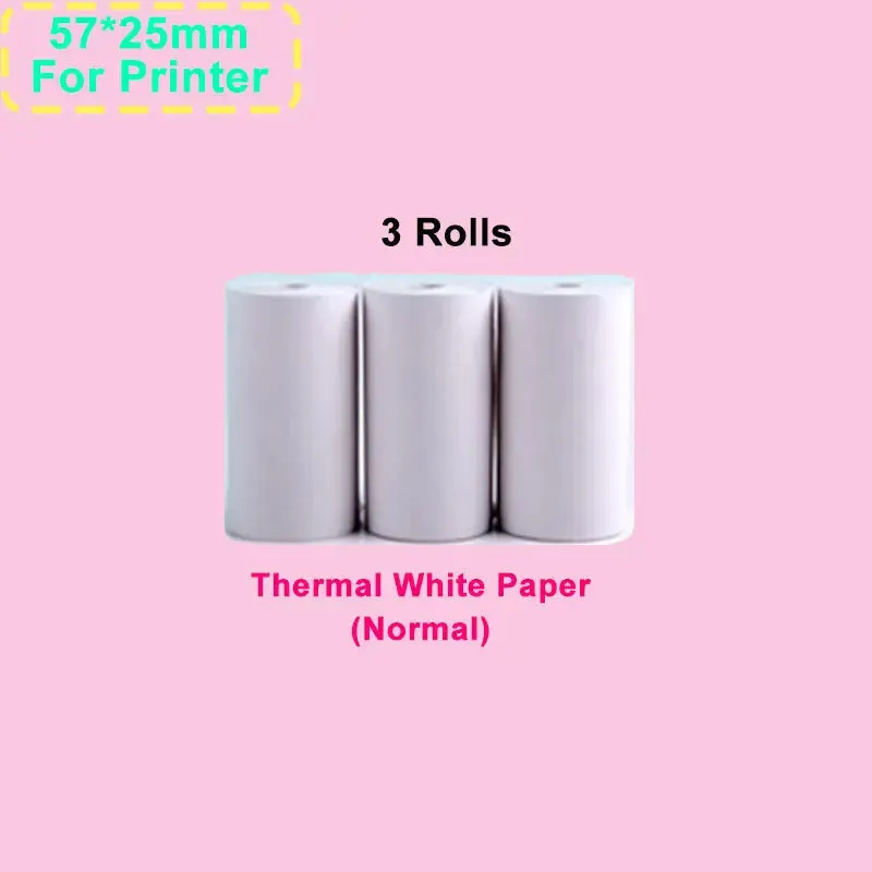 Portable Mini Printer HD Photo Pocket Thermal Label With White Color Adhesive Paper Wireless Bluetooth Learning Paper Mini Maker