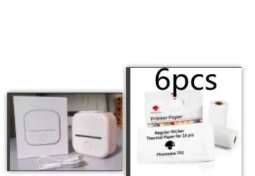 Portable Mini Thermal Label Printer Home Photo Printer Student Wrong Question Printer Bluetooth-compatible Mini Label Printer Price Tag