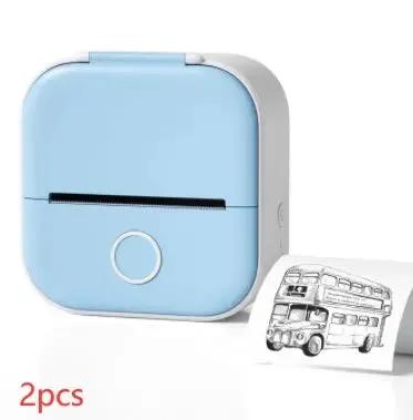 Portable Mini Thermal Label Printer Home Photo Printer Student Wrong Question Printer Bluetooth-compatible Mini Label Printer Price Tag