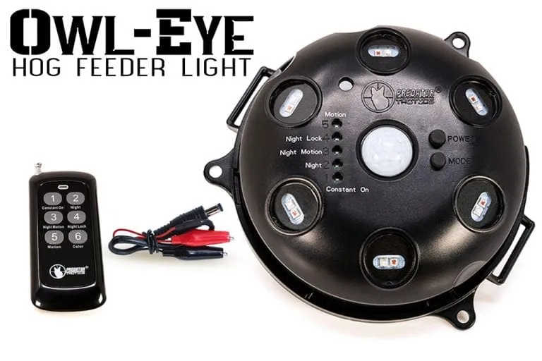 Predator Tactics Owl-Eye Hog Feeder Light