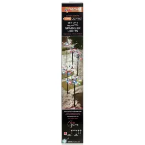 Premier Multi Action Sparkler Path Lights - Multi Colour