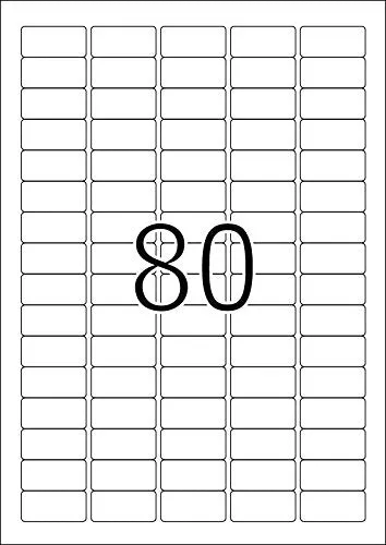 PREMIUM labels A4, 35,6 x 16,9 mm, white (4336)
