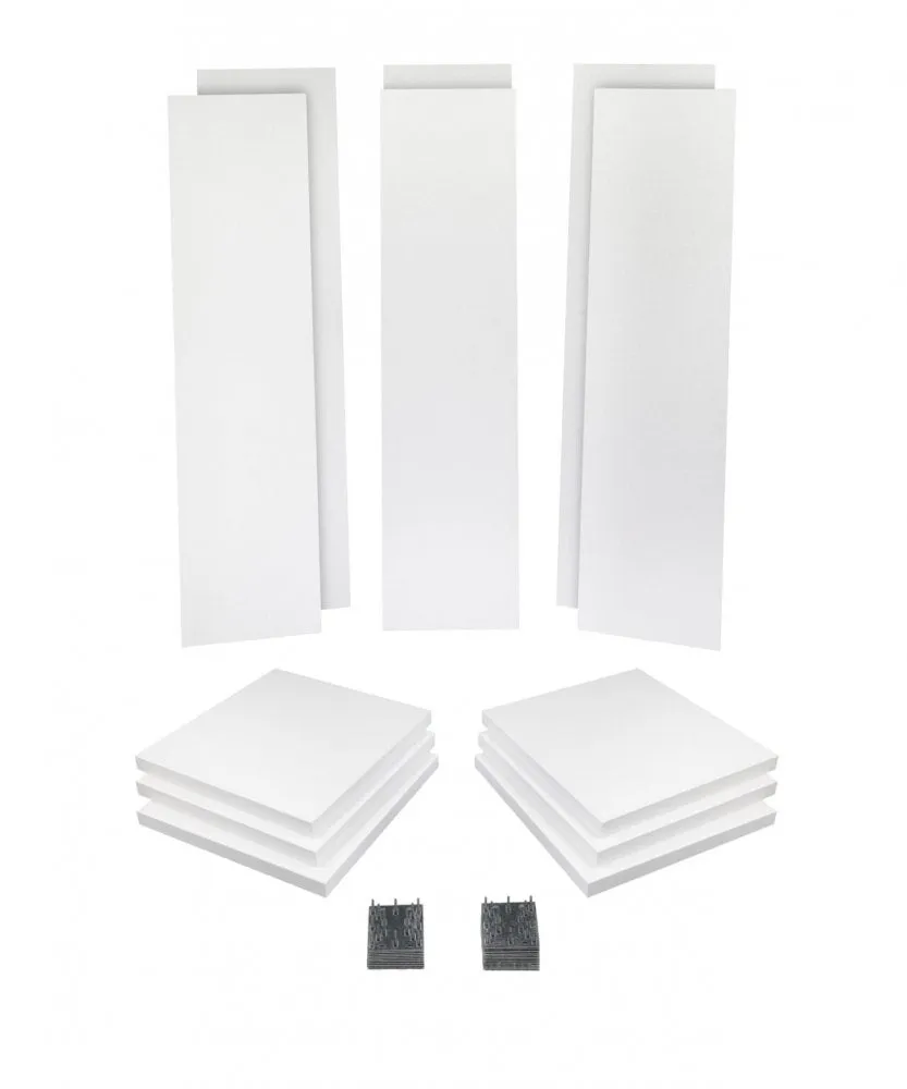 Primacoustic CLARITY Corporate Room Kit - Up to 120 Square Feet/11.1 SQM (Arctic White)