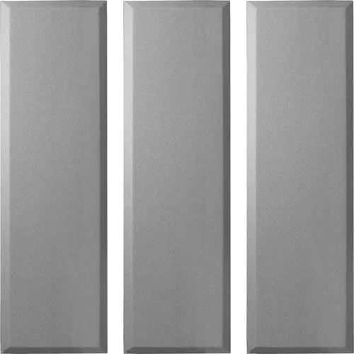 Primacoustic CONTROL COLUMN Panel 12" x 48" x 2", Beveled Edge - Grey, 12 Pack
