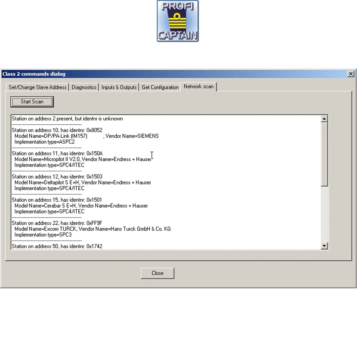 ProfiCaptain - ProfiBus Master Software