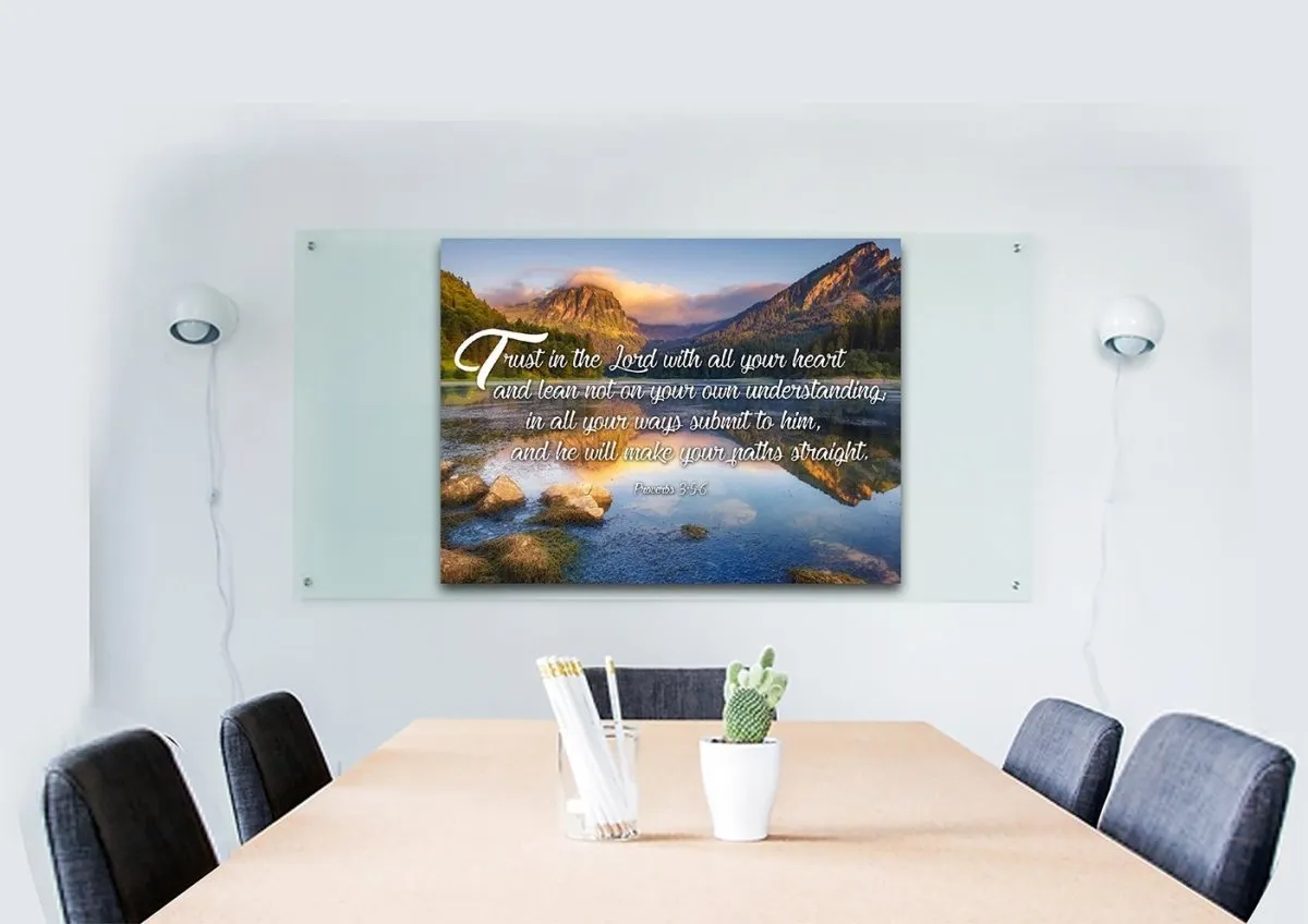 Proverbs 35-6 #11 Niv Trust In The Lord Bible Verse Canvas Wall Art - Christian Canvas Wall Art