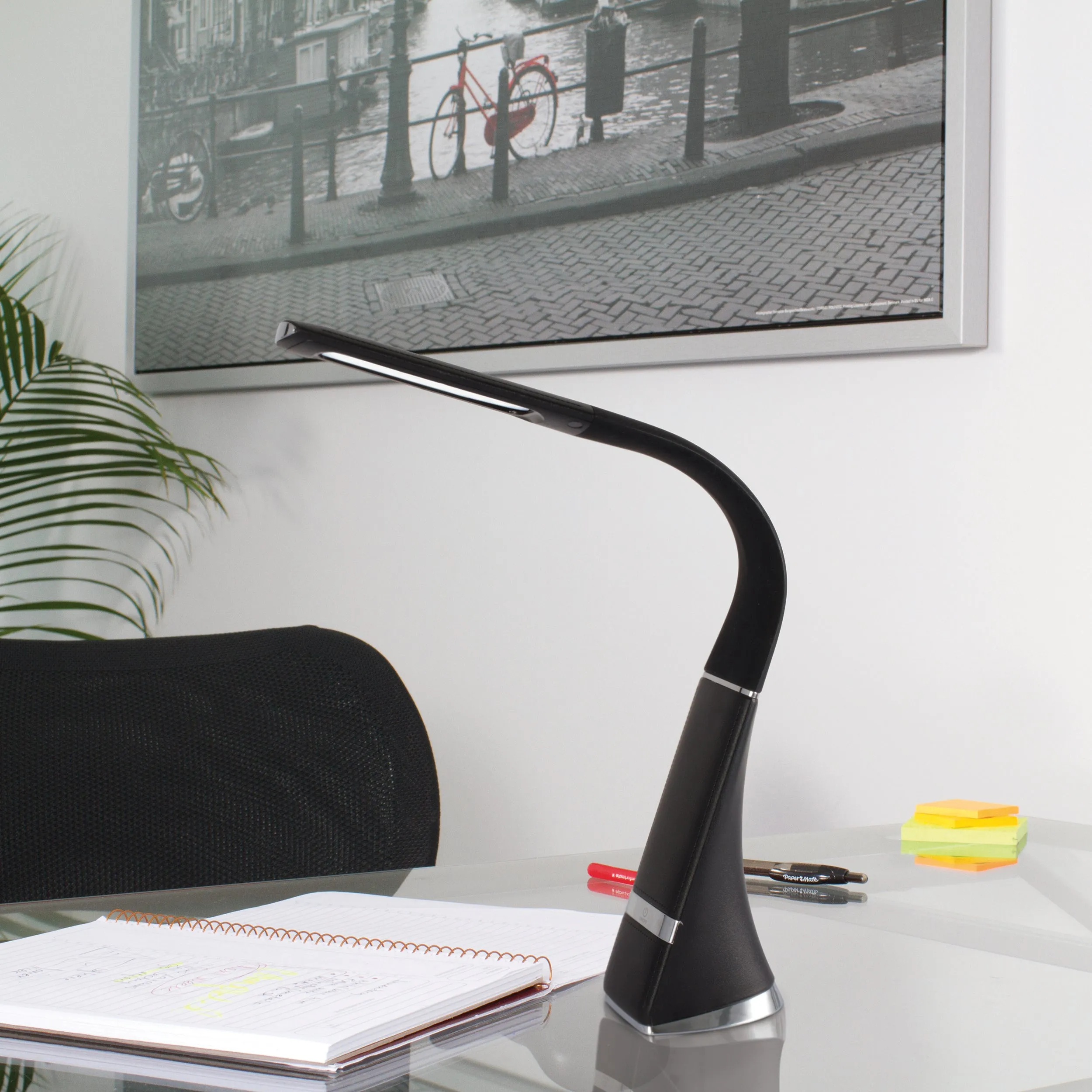 Recharge LED Desk Lamp - Black