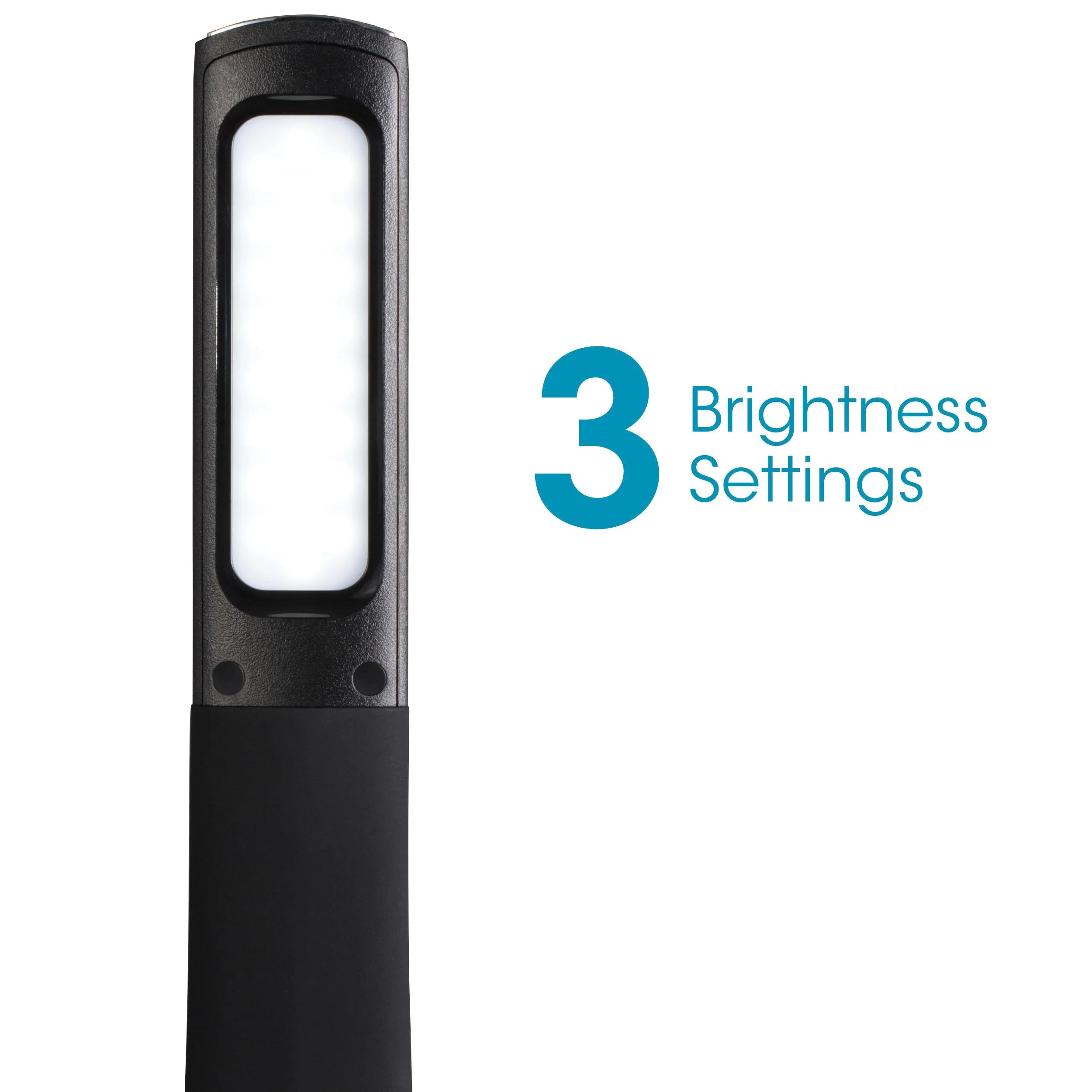 Recharge LED Desk Lamp - Black