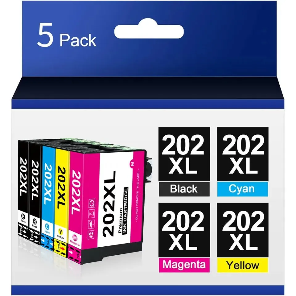 Remanufactured 202 XL T202XL Ink Cartridge for Epson 202XL XP-5100 & WF-2860