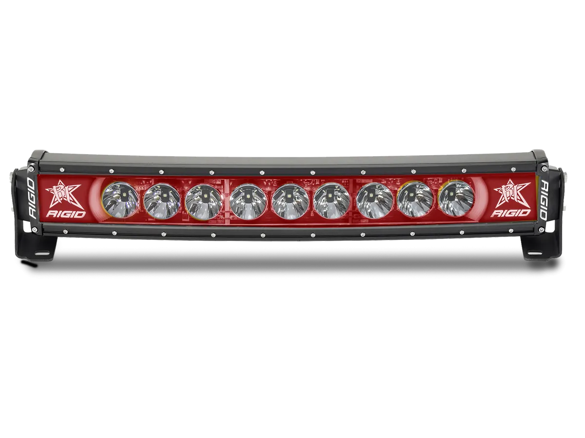 RIGID 20” Radiance™ Plus Curved (White) for 18-up Jeep Wrangler JL & Gladiator JT