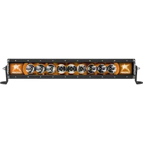 RIGID Radiance Plus LED Light Bar Broad-Spot Optic 20Inch With Amber Backlight