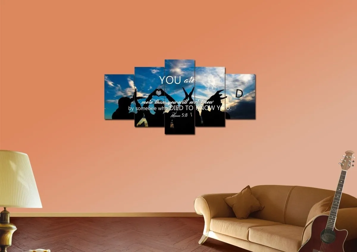 Romans 58 Canvas Wall Art Print - Christian Canvas Wall Art