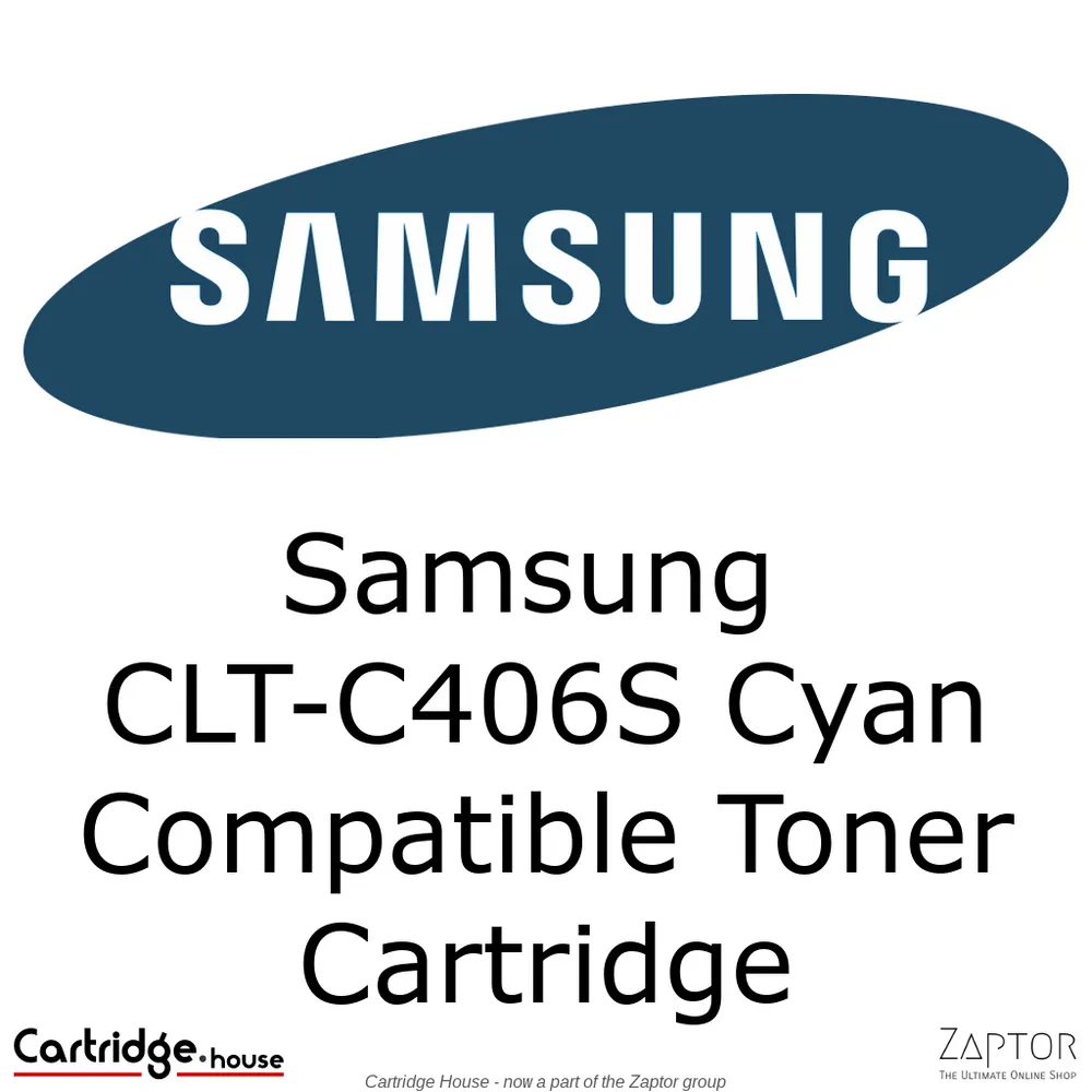 Samsung CLT-C406S Cyan Compatible Toner Cartridge - Alternate Brand, A-S-CLT-C406S-C