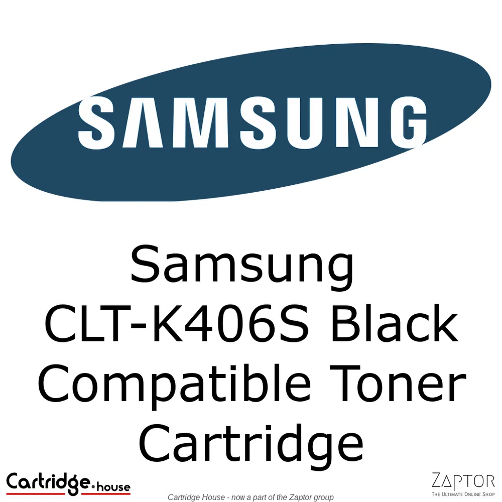 Samsung CLT-K406S Black Compatible Toner Cartridge - Alternate Brand, A-S-CLT-K406S-BK