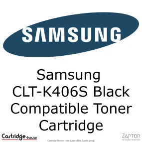 Samsung CLT-K406S Black Compatible Toner Cartridge - Alternate Brand, A-S-CLT-K406S-BK
