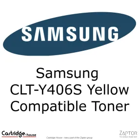Samsung CLT-Y406S Yellow Compatible Toner Cartridge - Alternate Brand, A-S-CLT-Y406S-Y